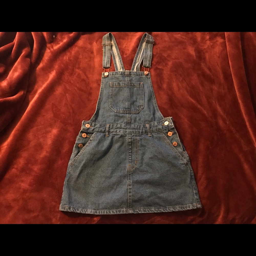 Small overalls dress skirt forever 21 f21